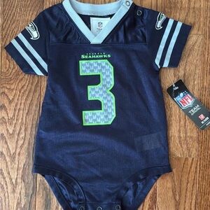 NFL Seattle Seahawks Navy Baby Bodysuit